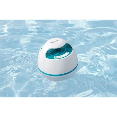 Bestway musicwave floating led bluetooth speaker (contents:1 musicwave floating led bluetooth speaker)